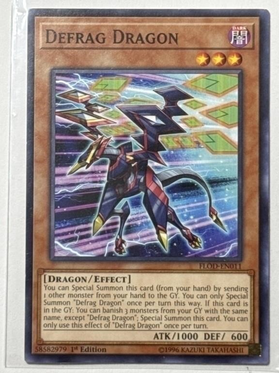 Yugioh! Defrag Dragon 1st Edition FLOD-EN011!