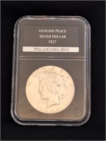 1927 Peace Silver Dollar