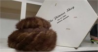 Vintage Meridian hat box w Ranleigh mink hat