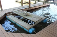 Floating Picnic Table 8' x 6' W/ Boarding Ladder &