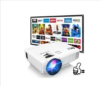 (New) DR.J (2018 Upgraded) 4Inch Mini Projector