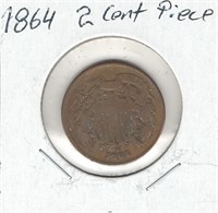 1864 U.S. Two Cent Piece