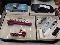(2) Winross Trucks & (2) Model Cars