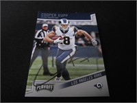 Cooper Kupp signed football card COA