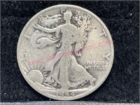 1944 S Walking Liberty half dollar (90% silver)