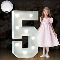 3FT Marquee Light Up 5 - Cool White