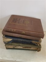 Antique Math Related Books. Algebra, Geometry and