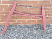 ANTIQUE RED BOW SAW-VERY NICE