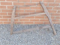 ANTIQUE BROWN BOW SAW-GREAT SHAPE