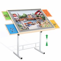 **READ DESC** BittPicc Puzzle Table with Drawers f