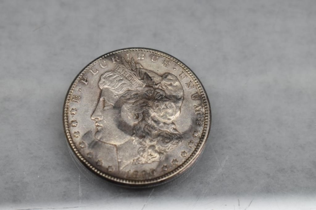 1890-CC Morgan Dollar -90% Silver Coin