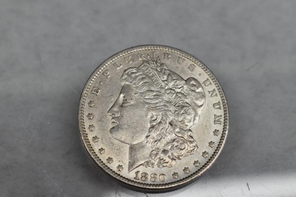 1880-O Morgan Dollar -90% Silver Coin