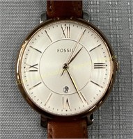 Fossil watch, Montre, 2" dia. Not currently