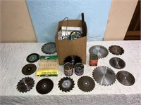 Assorted Circular Saw Blades/Hardware