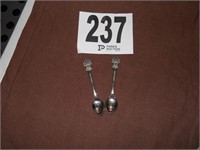 (2) Rolex Collector Spoons