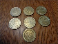 Vintage $1 Casino Gaming Tokens