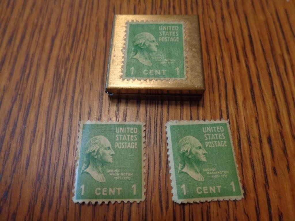 George Washington 1-Cent Green Stamps
