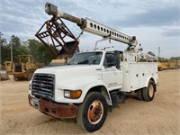 1998 FORD F700 S/A BUCKET TRUCK, 1FDNF70JXWVA10158