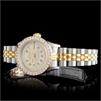 1.50ct Diamond Rolex YG/SS DateJust Watch 26MM