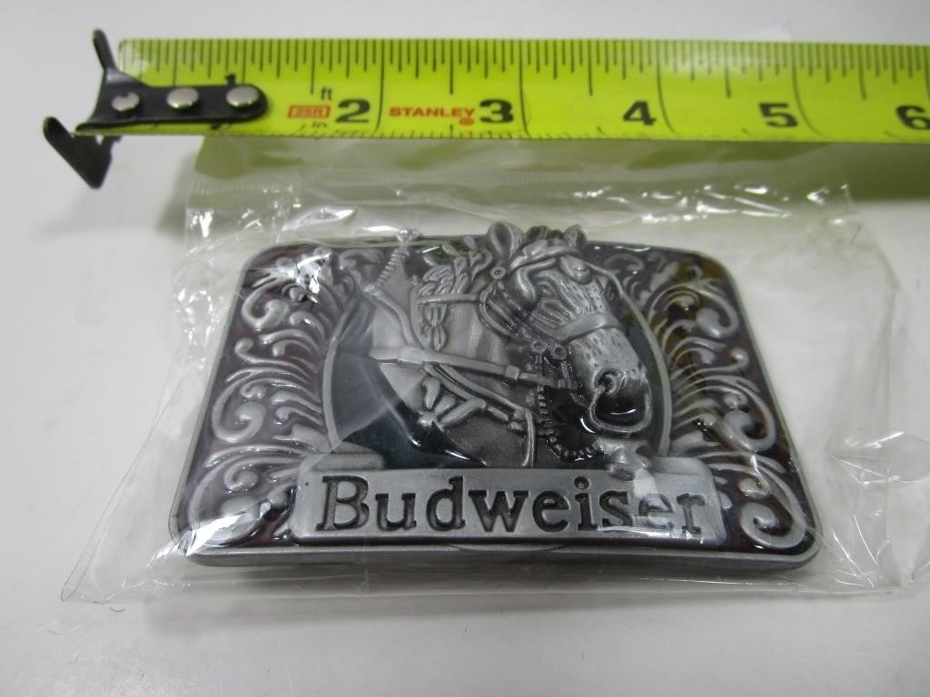 NEW BUDWEISER BELT BUCKLE