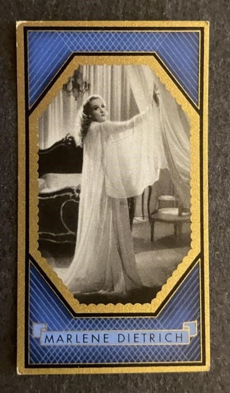 MARLENE DIETRICH: Antique Tobacco Card (1936)