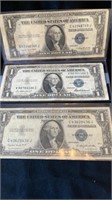 3) 1935 silver certificates