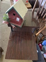 End table & bird house