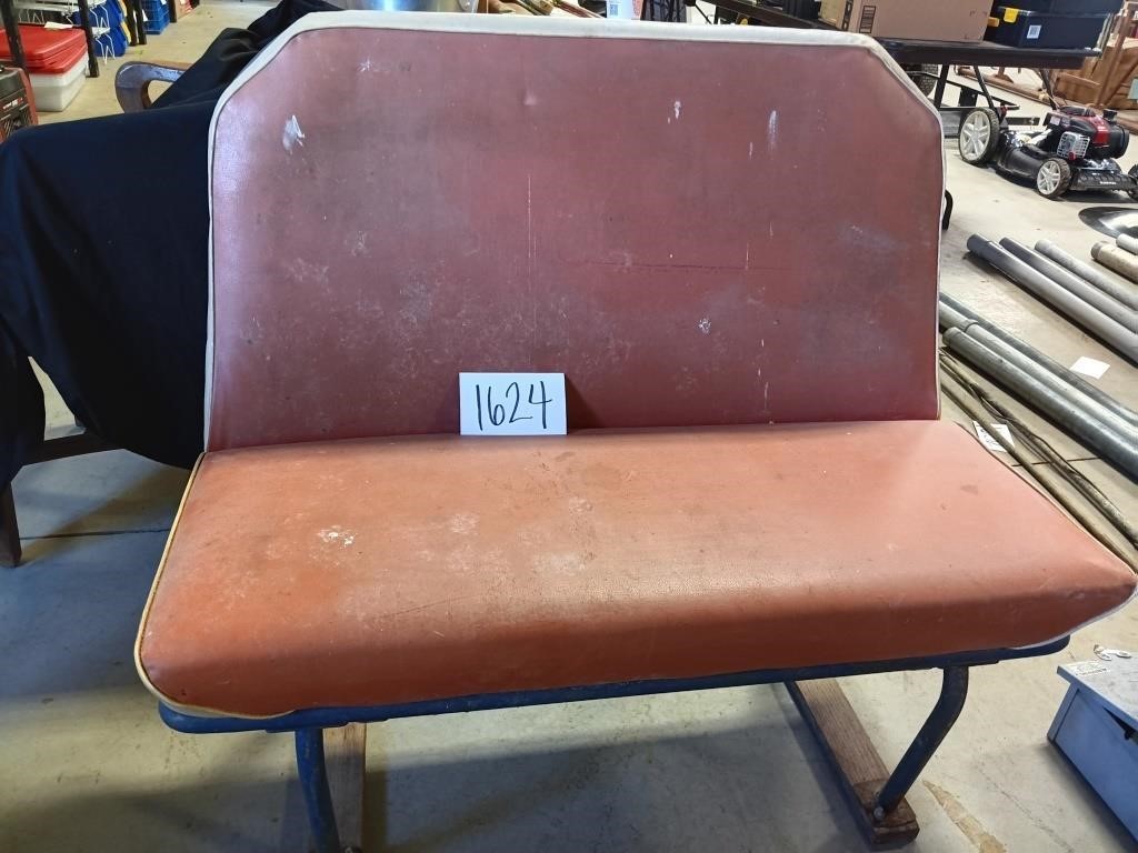 jVintage Bus Seat 38"x21"x35"