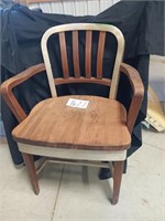 Wooden & Metal Office Chair