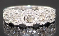 18kt White Gold 1.00 ct Natural Diamond Ring