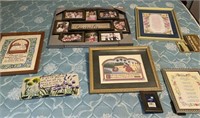 Group of pictures and frames