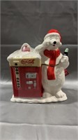 Coca-Cola Polar Bear Cookie Jar