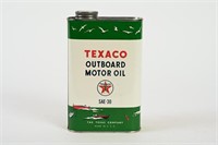 TEXACO OUTBOARD MOTOR OIL U.S. QT CAN
