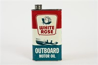 WHITE ROSE OUTBOARD MOTOR OIL IMP QT CAN