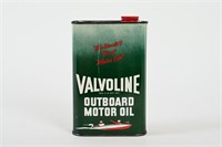 VALVOLINE OUTBOARD MOTOR OIL U.S. QT CAN