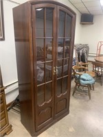 CHERRY GLASS FRONT CHINA CABINET