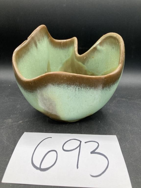 Frankoma Green Art Vase