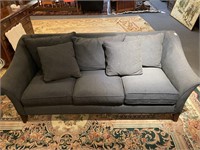 Navy Upholstered Sofa
