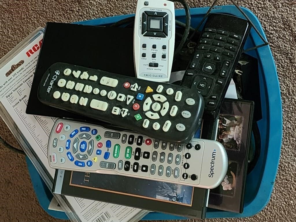 Box Full of Universal Remotes