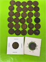 (32) Indianhead pennies