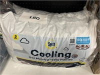 Serta cooling gel memory foam pillows 2 pack SQ