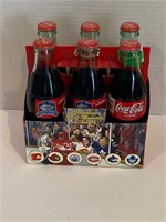 Coca Cola NHL Full Pop Bottles