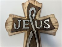 Jesus Wall Cross 12"