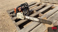 Stihl MS 180C chain saw, needs repair