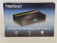 (SEALED) TRENDNET 8-PORT 10/100 MBPS POE SWITCH