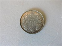 1934 Canadian Fifty Cent Coin