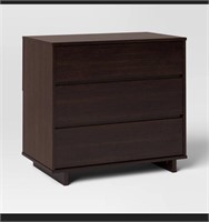 Modern 3 Drawer Dresser Espresso - Room Essentials