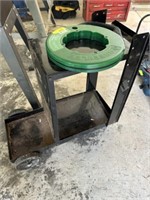 Greenlee steel fish tape and cart