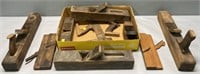 Antique Wood Planes Tool Lot Collection