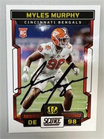 Bengals Myles Murphy Signed Card with COA